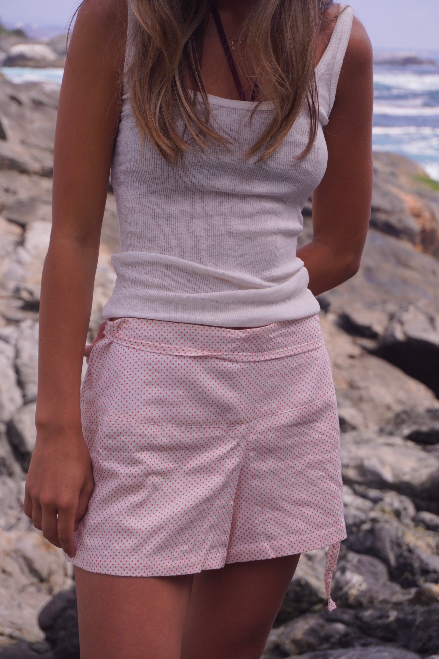 Short Lia Puntos Rojos