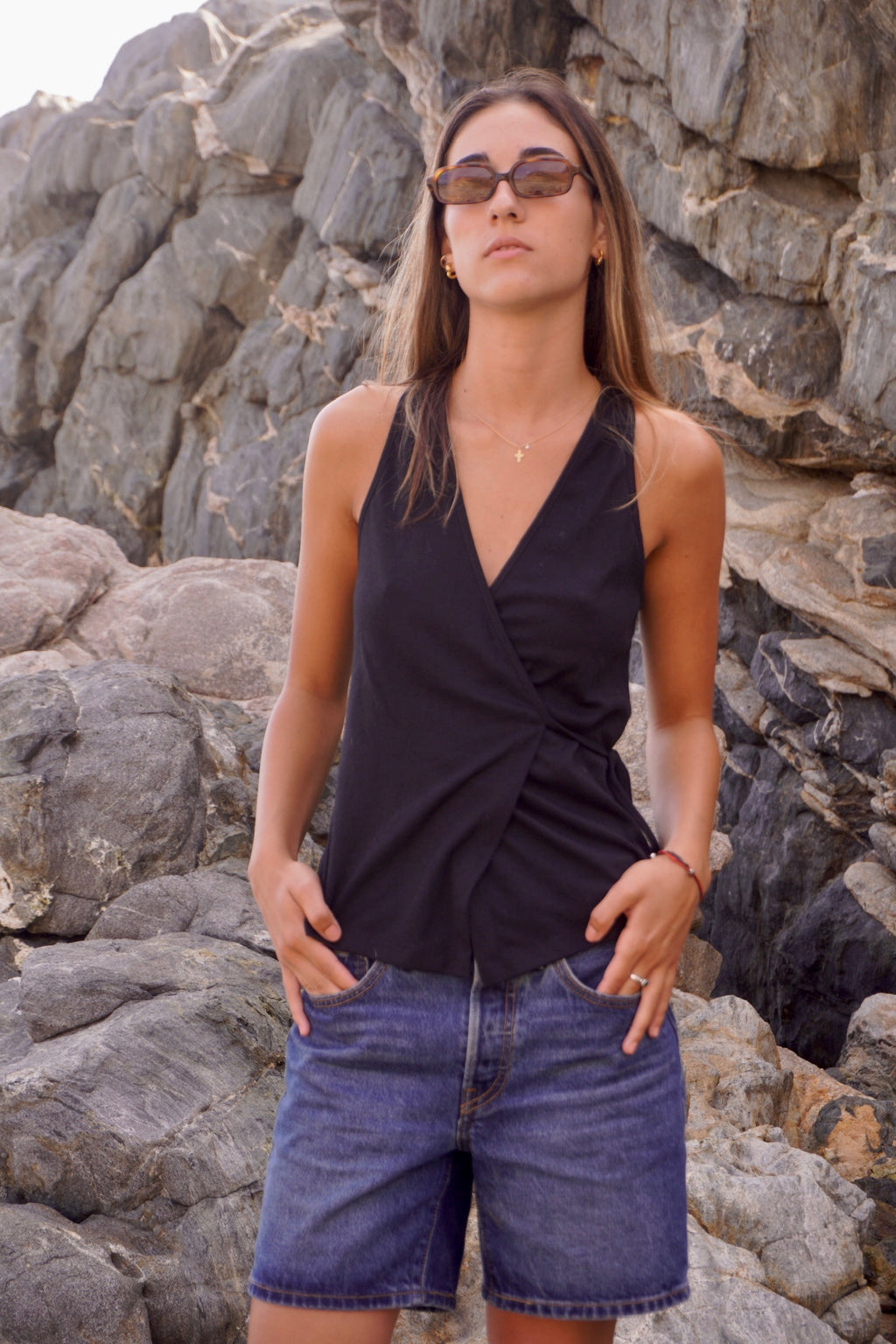 Top Gracie Negro
