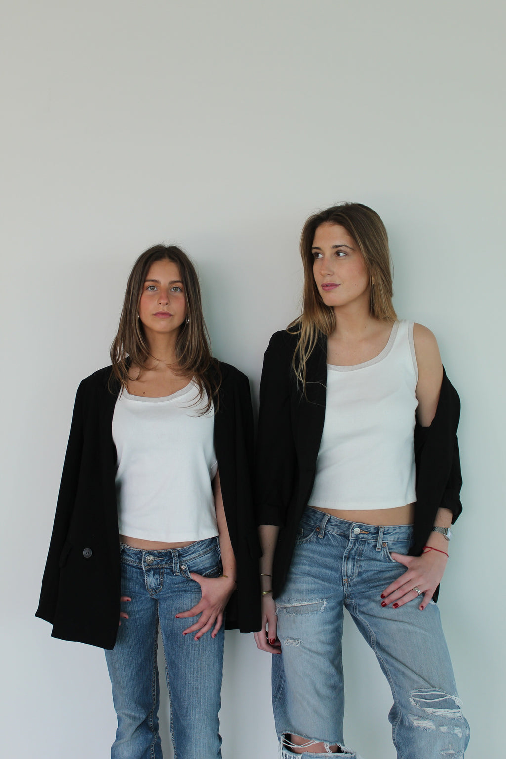 Top Aura blanco