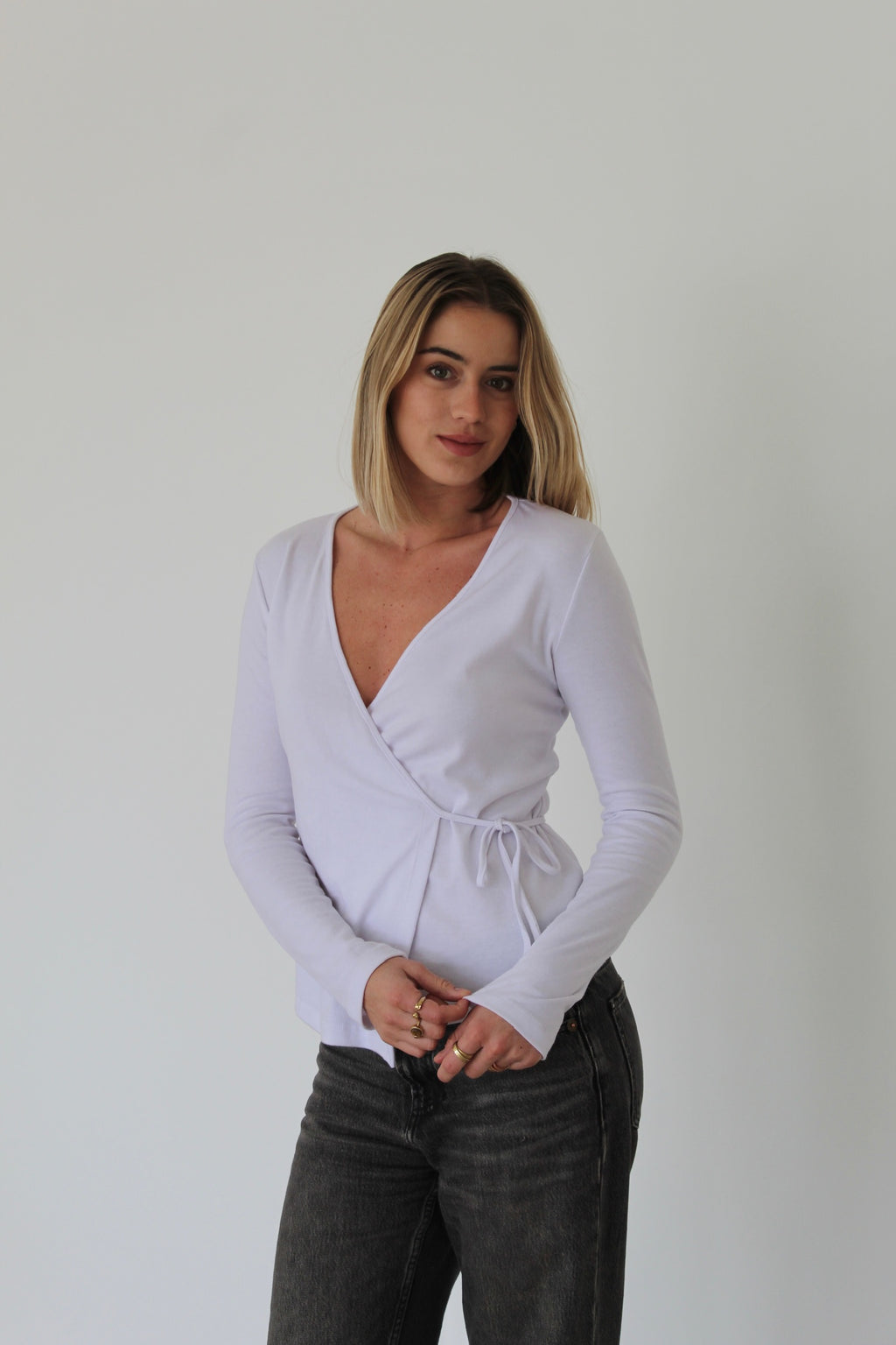 Top Grace blanco
