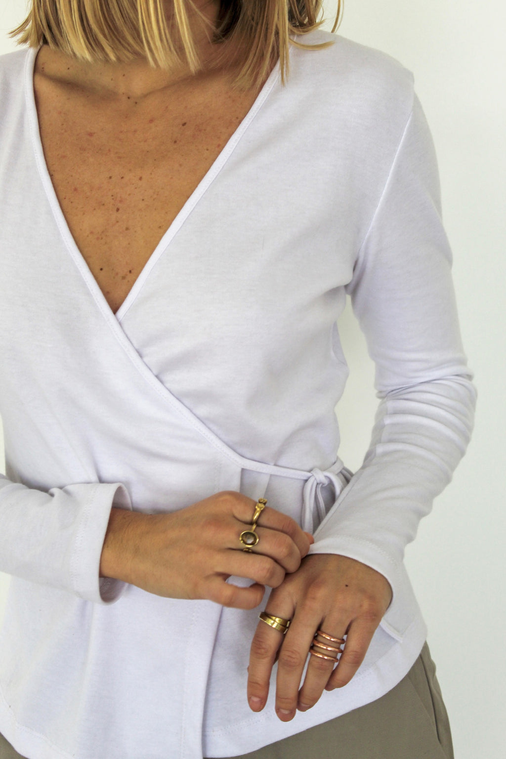 Top Grace blanco